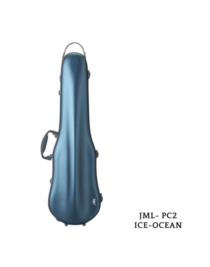 PC2 Iced Ocean Colour JML Polycarbonate Violin Case