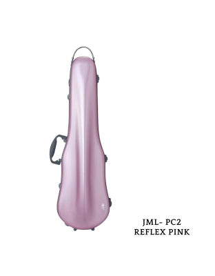 PC2 Reflex Pink Colour JML Polycarbonate Violin Case