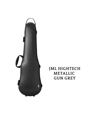 JML HIGHTECH PC Gun-Grey Violin Case (Shaped)