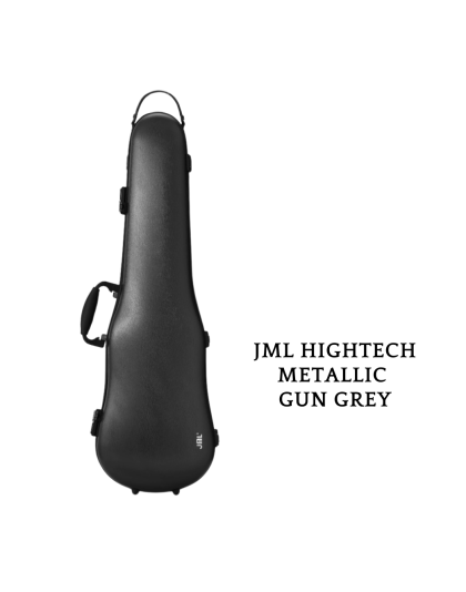 JML HIGHTECH PC Gun-Grey Violin Case (Shaped)