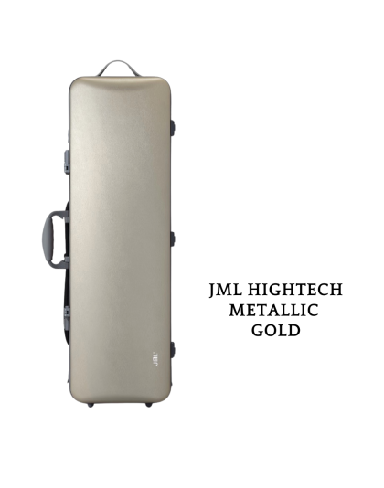 JML HIGHTECH PC Gold Violin Case (Oblong) 