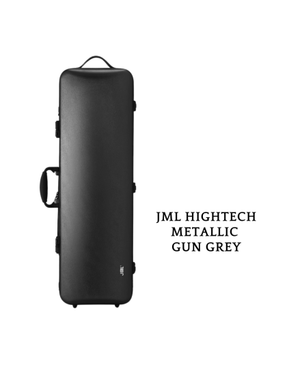 JML HIGHTECH PC Gun Grey Violin Case (Oblong)   
