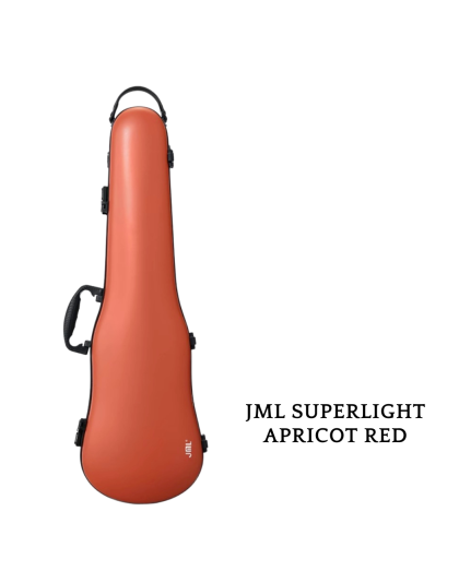 jml superlight violincase 1.3 apricot red