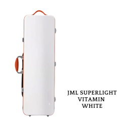 jml superlight violincase 1.6 oblong vitamin white