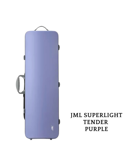 jml superlight violincase 1.6 oblong tender purple