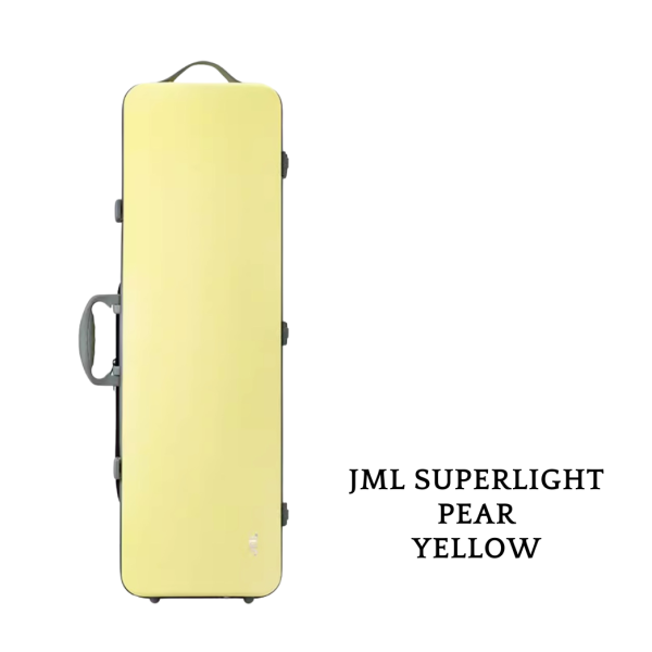 jml superlight violincase 1.6 oblong pear yellow