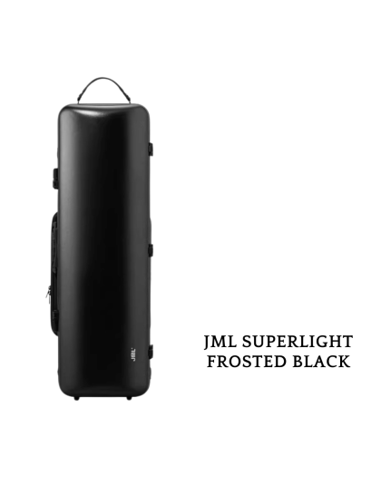 JML Superlight frosted black violin case