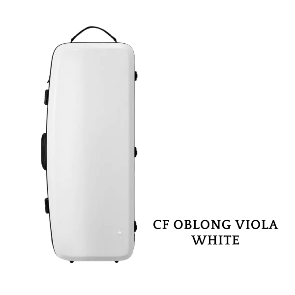 carbon fibre jml viola oblong case white