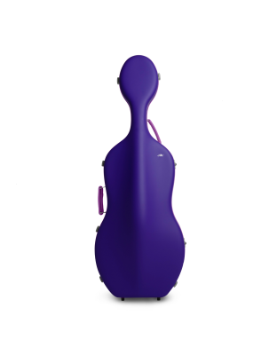 JML SKIN 2.7 Carbon Fiber Cello Case (Dark Purple)