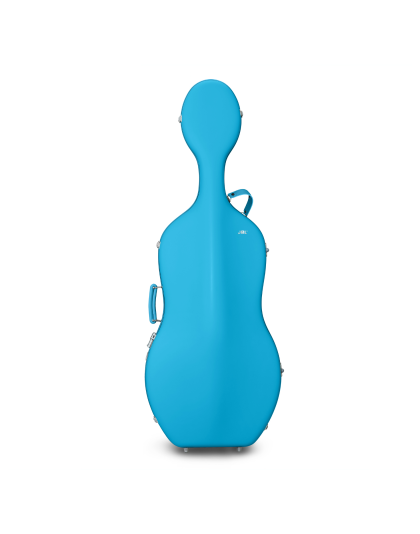 JML SKIN 2.7 Carbon Fiber Cello Case (sky blue)