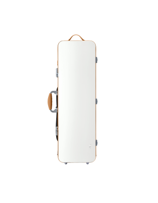 JML SKIN Carbon Fiber Oblong Violin Case (white)