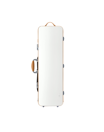 JML SKIN Carbon Fiber Oblong Violin Case (white)