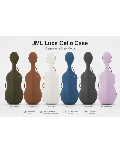 JML SKIN LUXE 2.4 Cello Case (Olive Green)